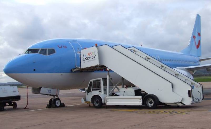 Thomson aircraft at Exeter