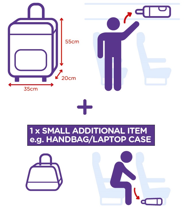 flybe hand baggage dimensions